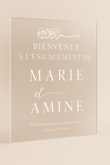 PANNEAU MNIMALISTE TRANSPARENT - 50x70 CM