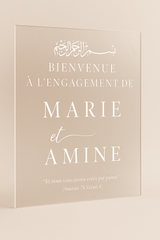 PANNEAU MNIMALISTE TRANSPARENT - 50x70 CM
