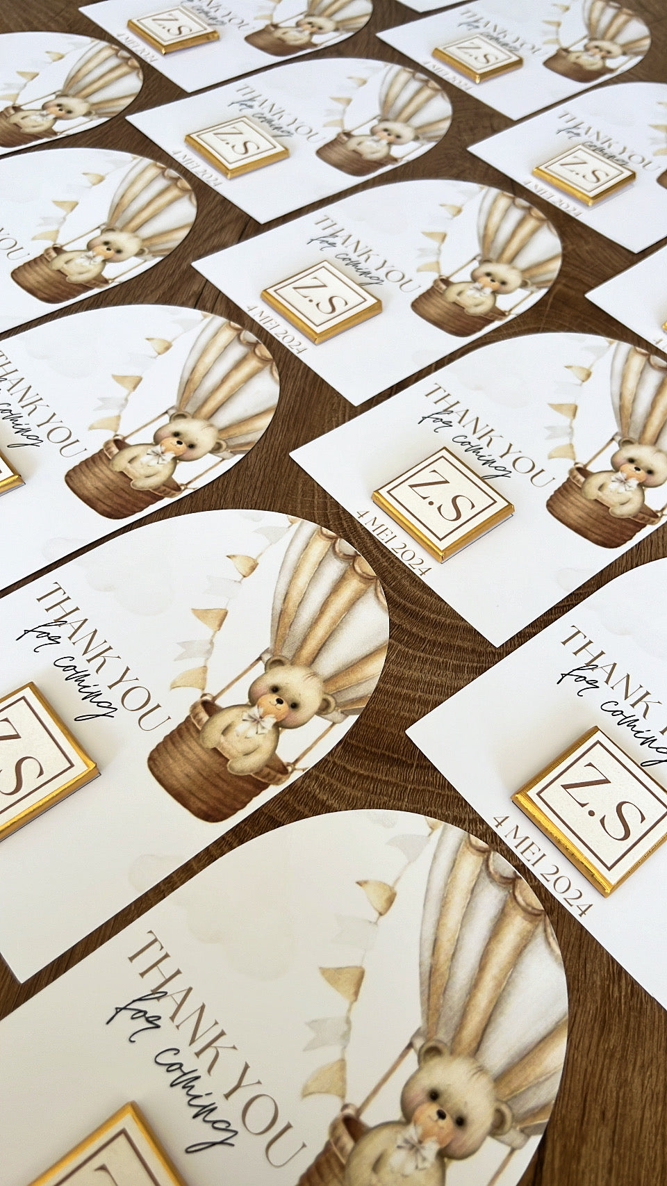 CARTE CHOCOLAT « TEDDY BEAR »