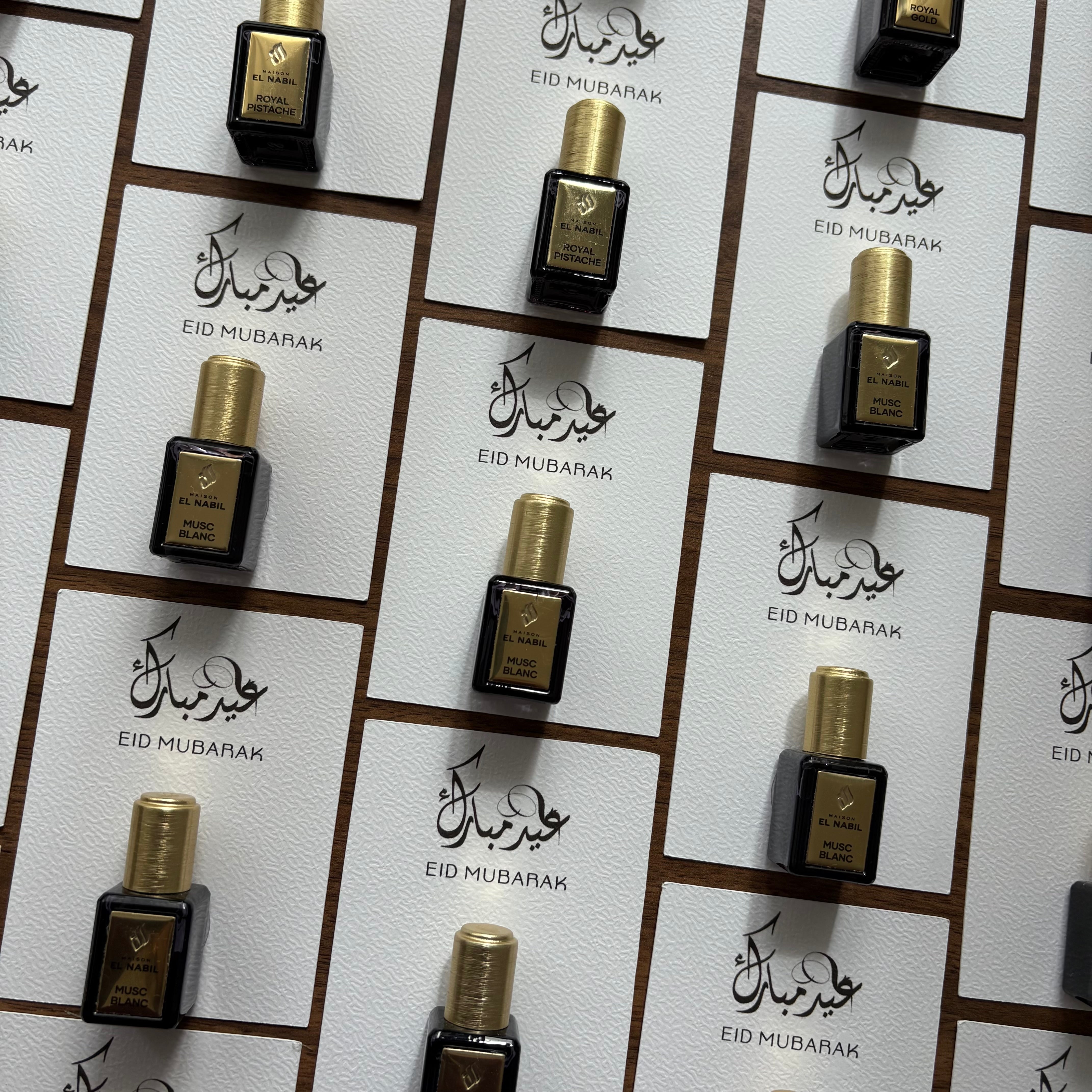 CARTE PARFUMÉE “Eid Mubarak” – MUSC ROLL-ON EL NABIL