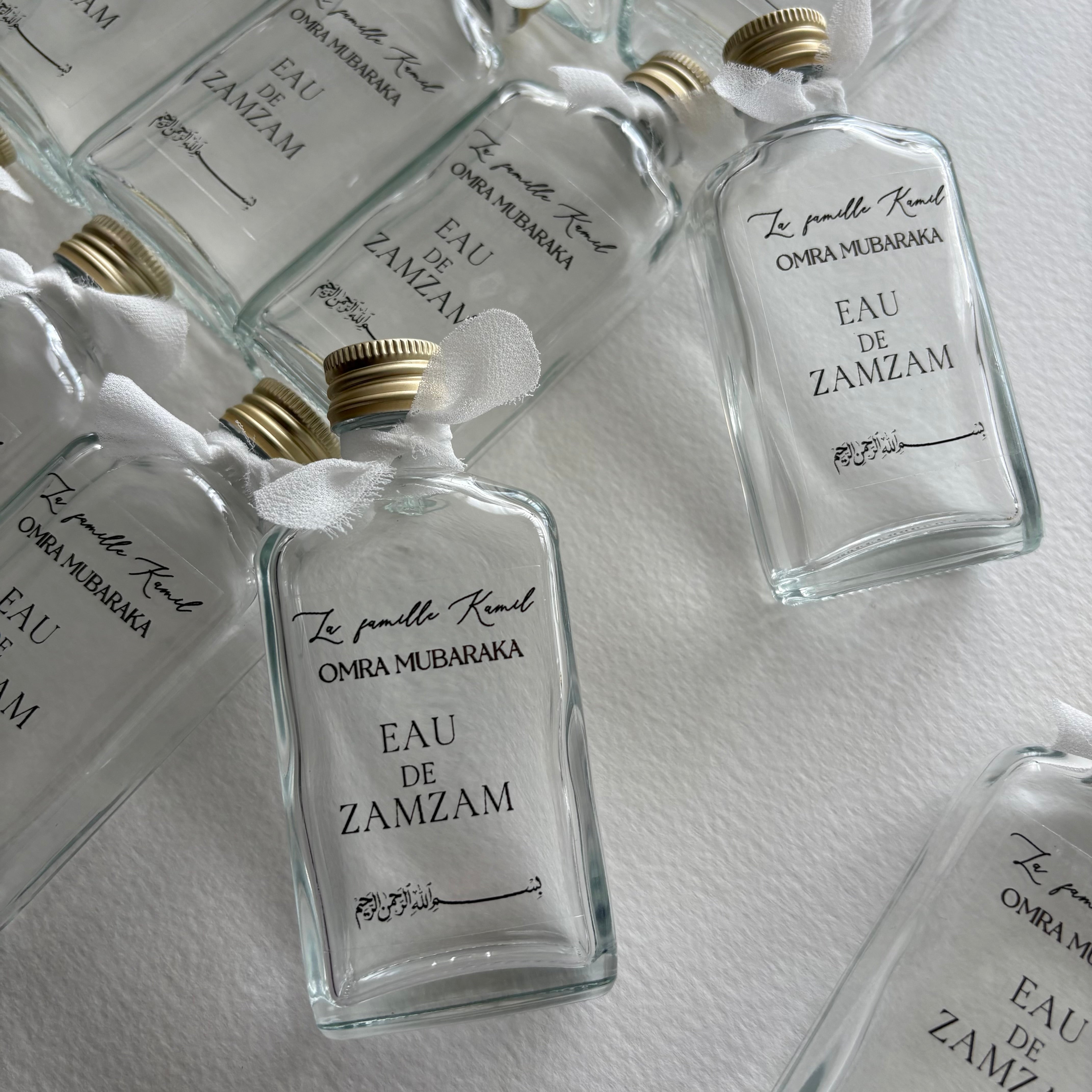 PETITE BOUTEILLE EN VERRE PERSONNALISÉE - 50 ML