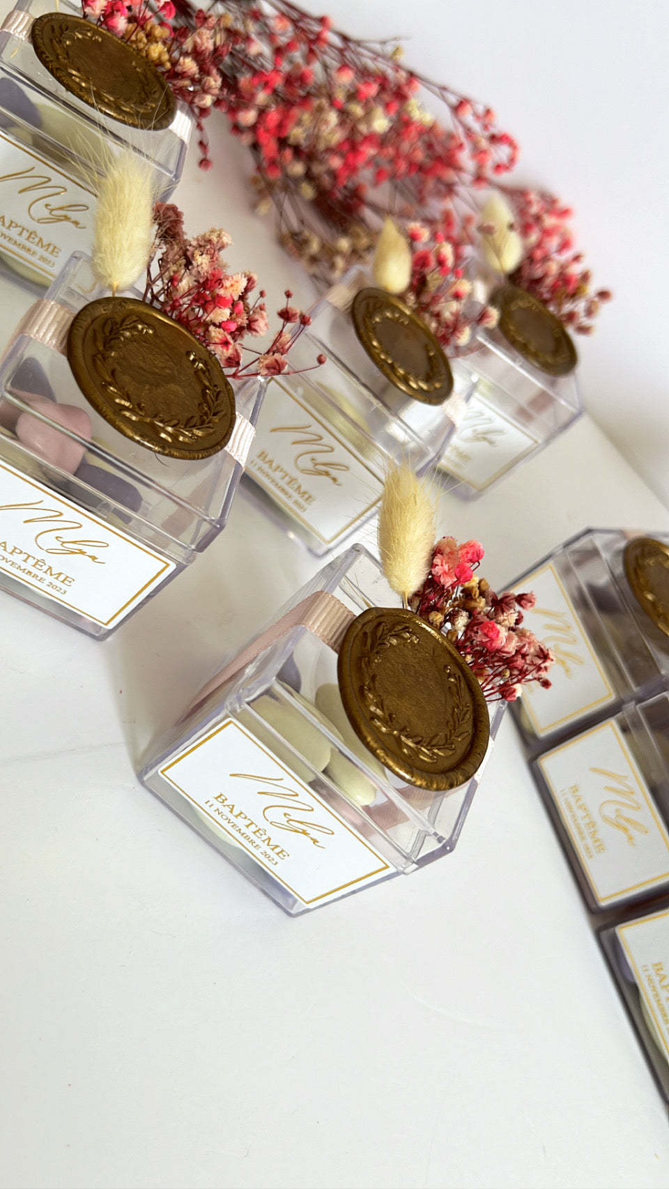 DRAGÉES « PINK FLOWERY »