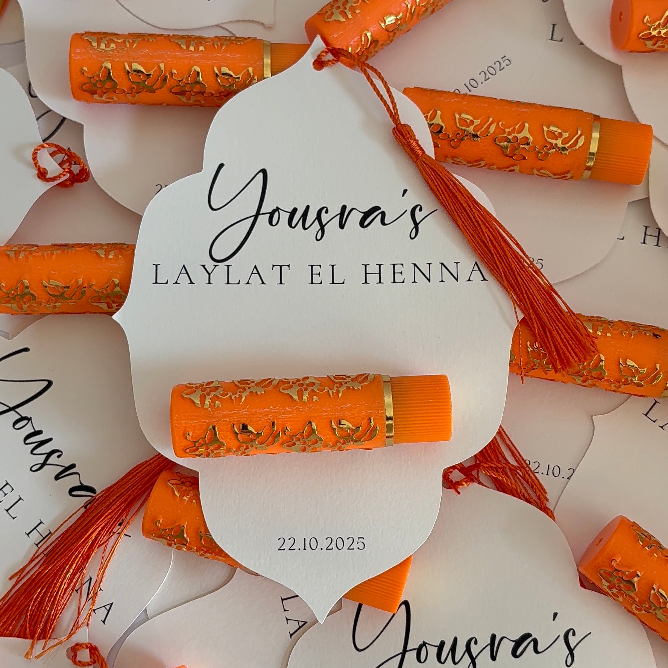 ROUGE À LÈVRE MAGIQUE ORANGE - Carte Élégance Orientale