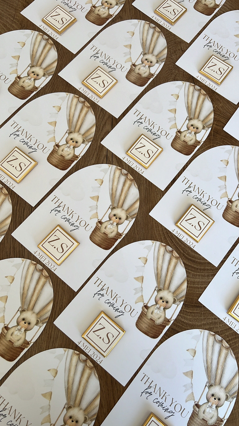 CARTE CHOCOLAT « TEDDY BEAR »