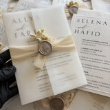 FAIRE-PART MARIAGE TEXTURÉ - ALLYA