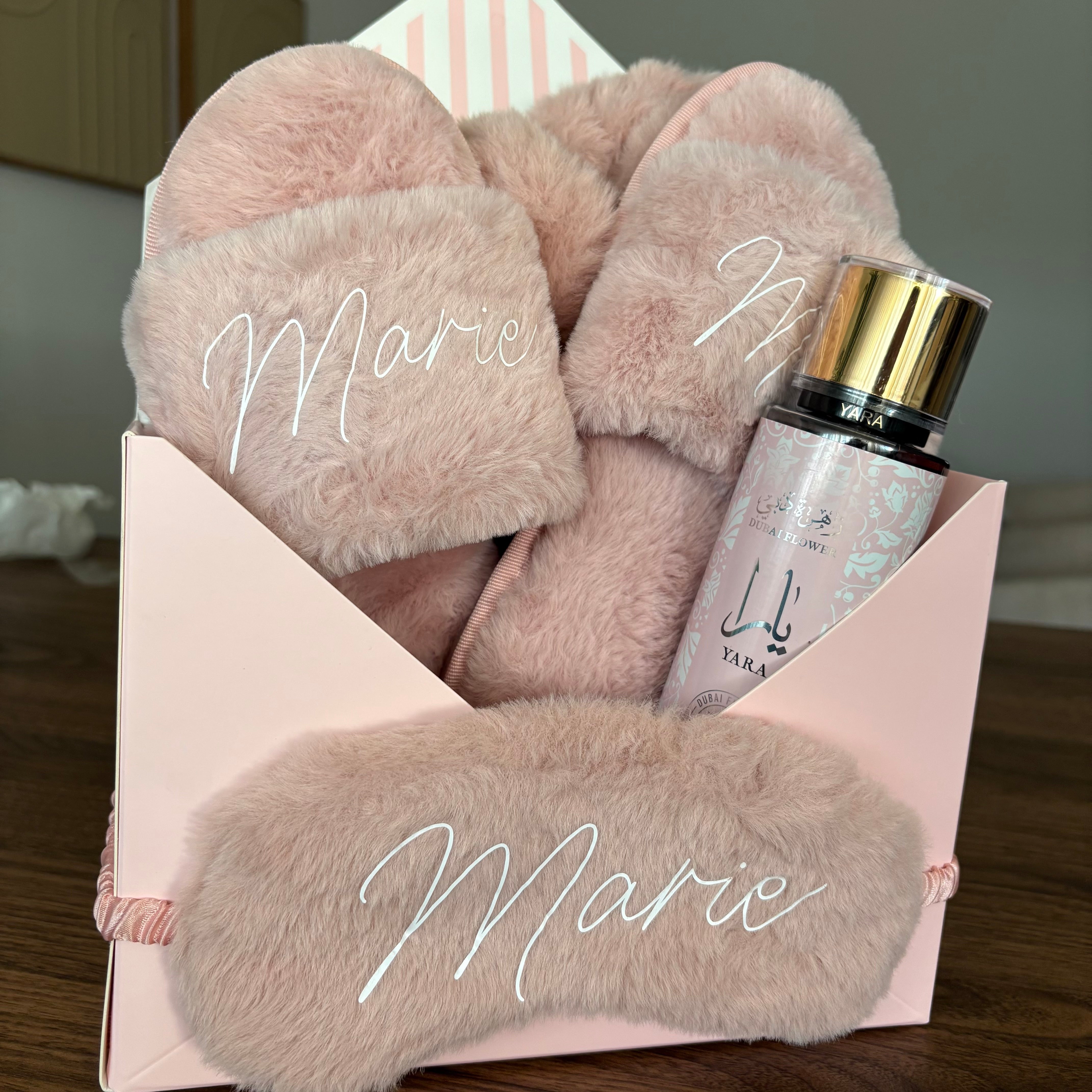 COFFRET COCOONING YARA Rose – ENVELOPPE CADEAU