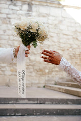 RUBAN BOUQUET MARIÉE - PERSONNALISÉ