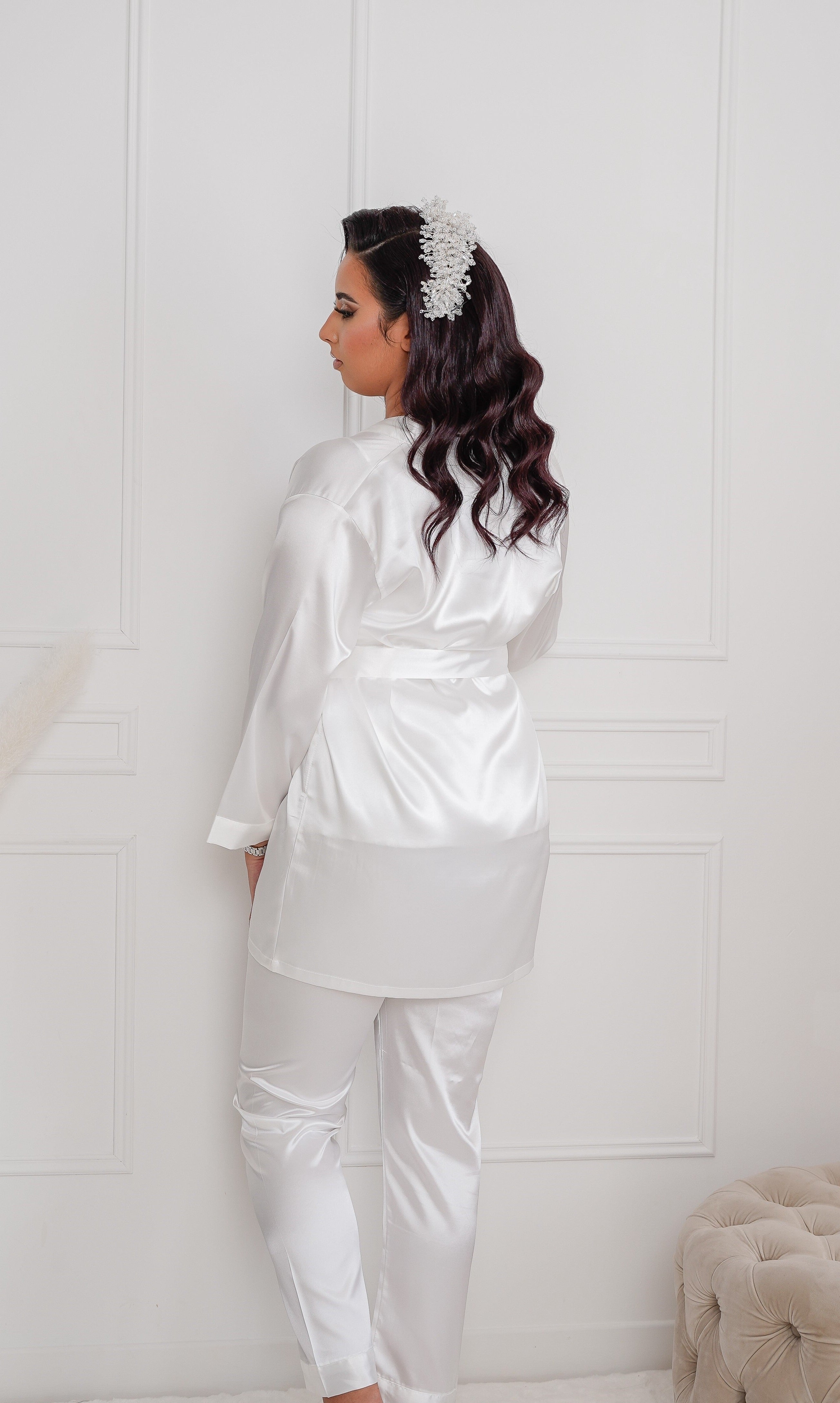ENSEMBLE PYJAMA 3 PIÈCES BLANC
