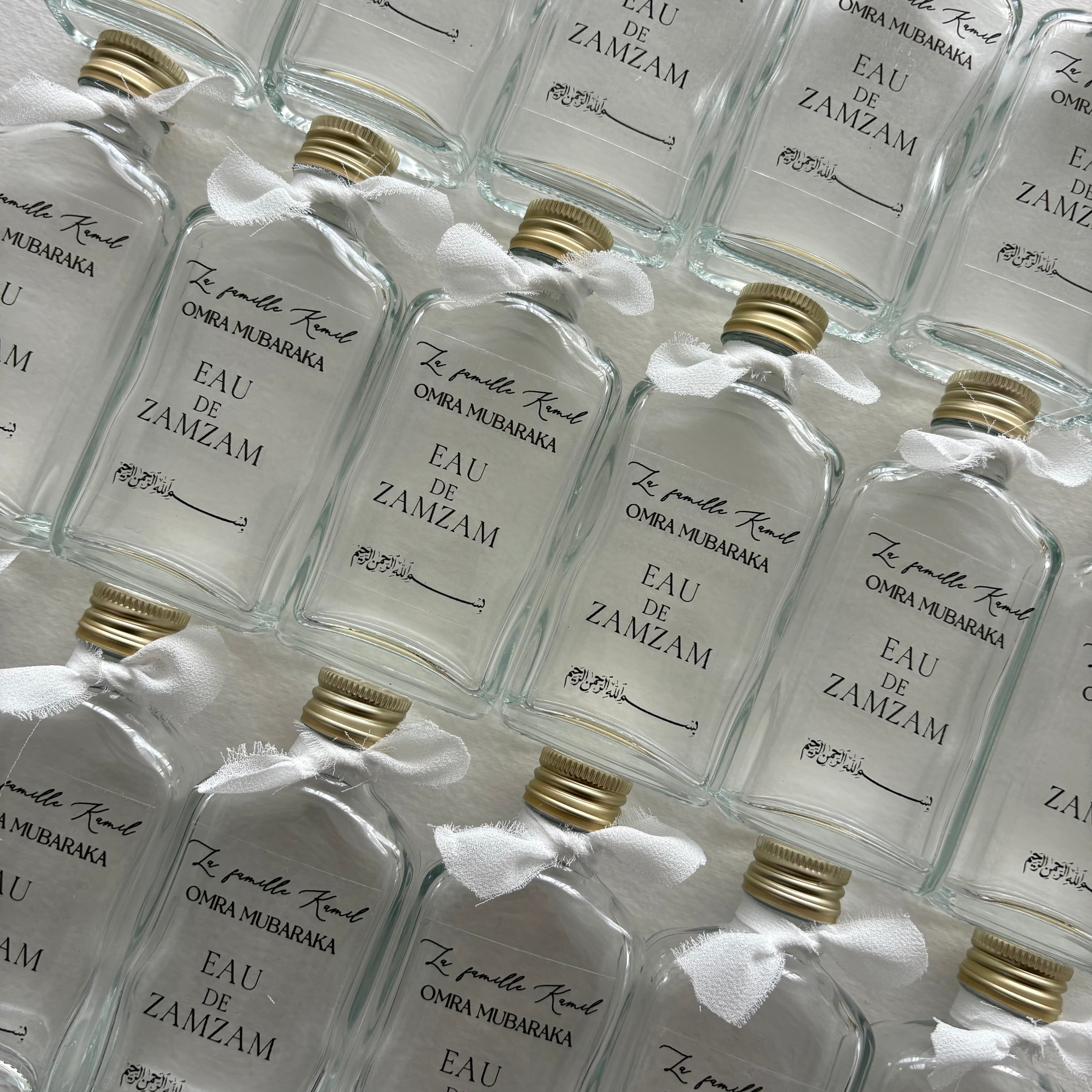 PETITE BOUTEILLE EN VERRE PERSONNALISÉE - 50 ML