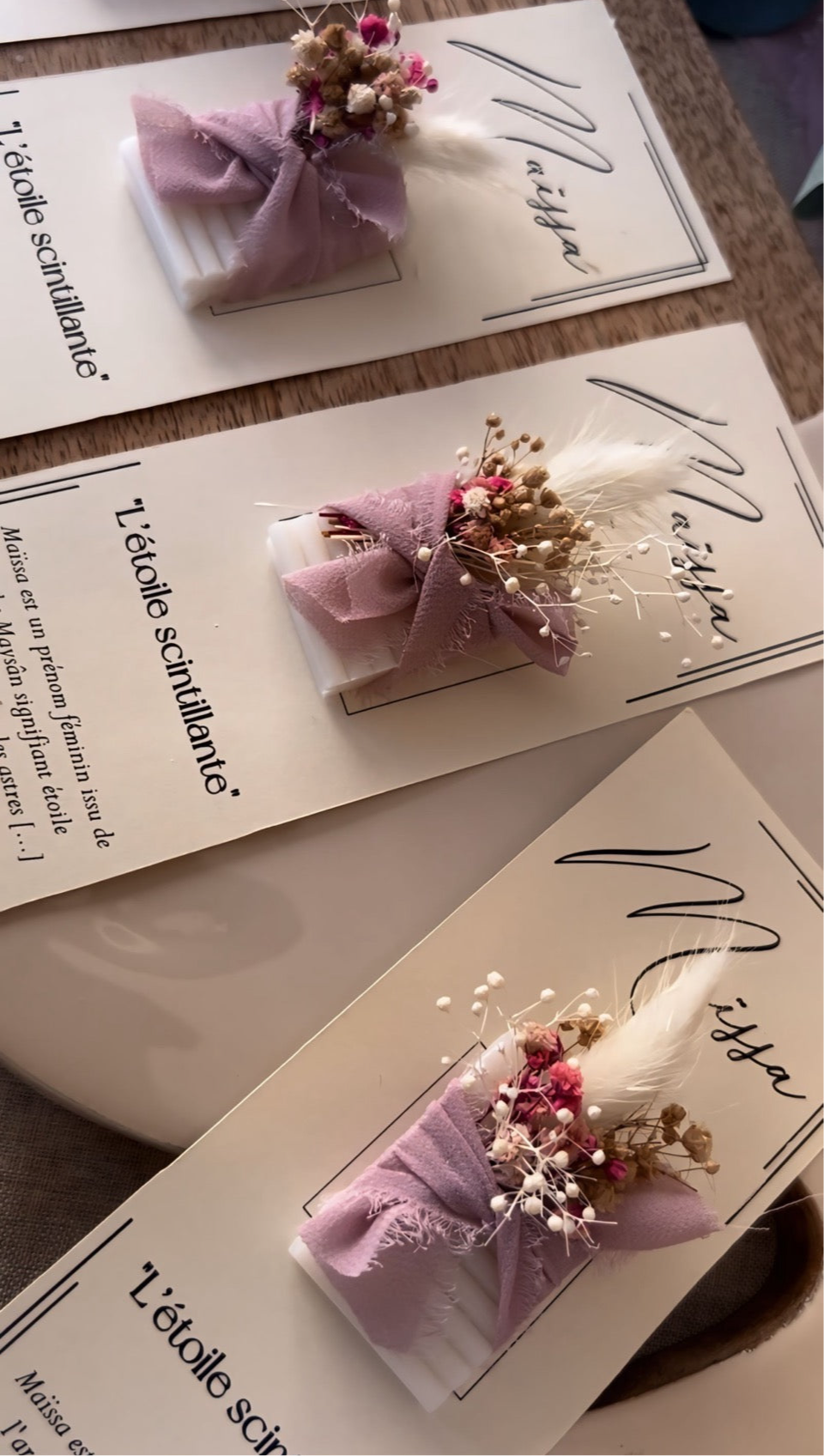 CARTE SAVON BLOOMY